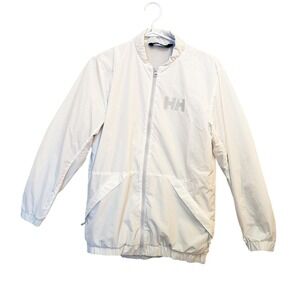 Helly Hansen Jacket‎ Women's  M White Polka Dot Windbreaker Zip Lightweight